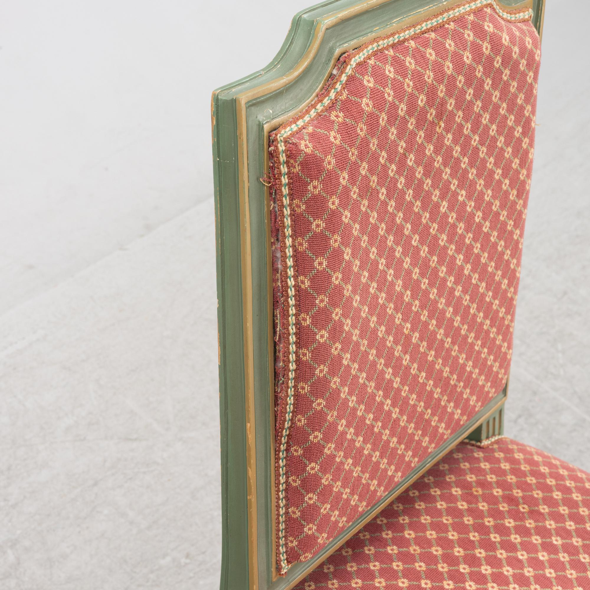 A pair of Gustavian-style chairs, 19th/20th Century.