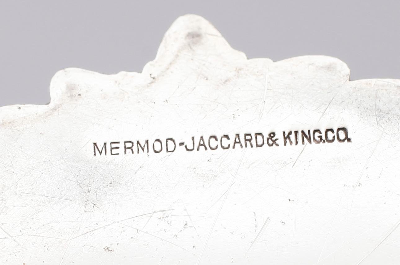 LJUSSTAKAR, 1 par, sterlingsilver, Mermod Jaccard & King Co, USA, 1900-talets första hälft. Total vikt ca 2274 gr.