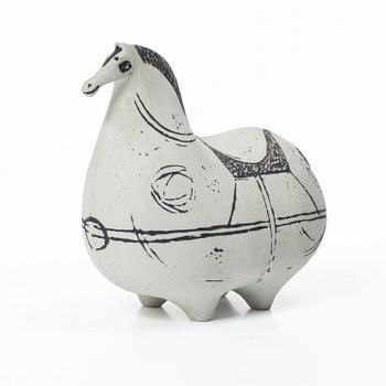 Stig Lindberg, A stoneware sculpture, “Springare”, signed Stig L, with the studio hand, Gustavsberg, 1950s.