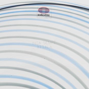 Inga Sempé, an art glass bowl 'Filigraani' series, signed INGA SEMPÉ IITTALA.