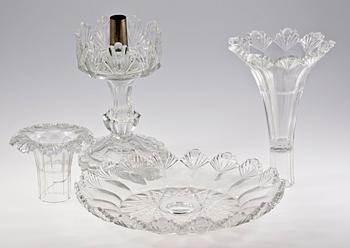 BORDSUPPSATS, glas, 1800-talets slut.