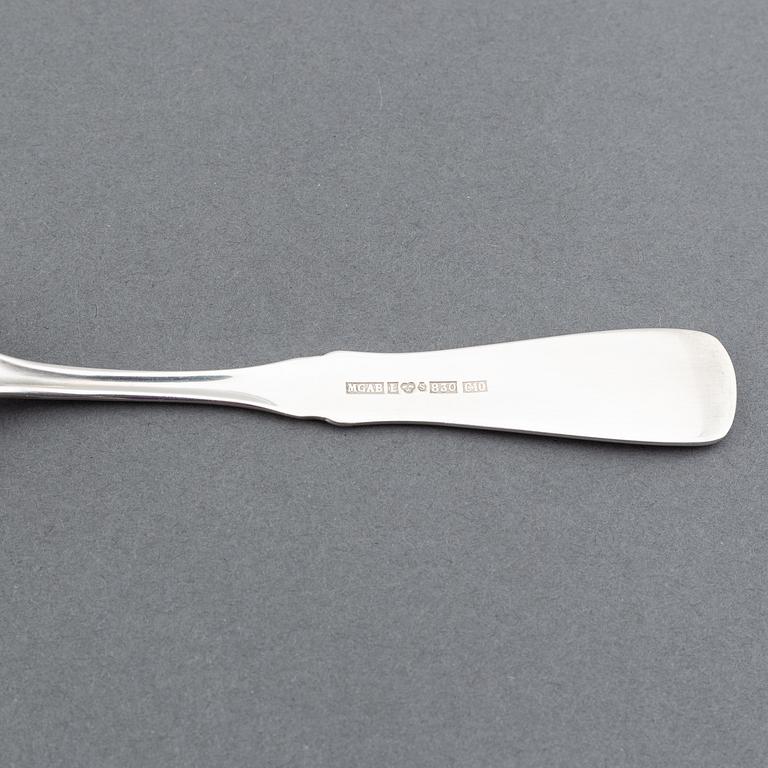Erik Löfman, bestick, 36 delar, silver, "Uppsala", 1900-talets slut.