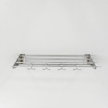 Mogens Mogensen, Hat rack, chrome-plated metal, second half of the 20th century for Albin Karlsson's Metal Factory, Eskilstuna.
