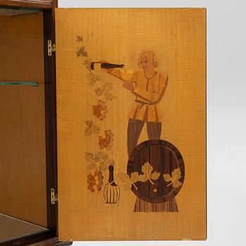 A drinks cabinet, mid 20th century.