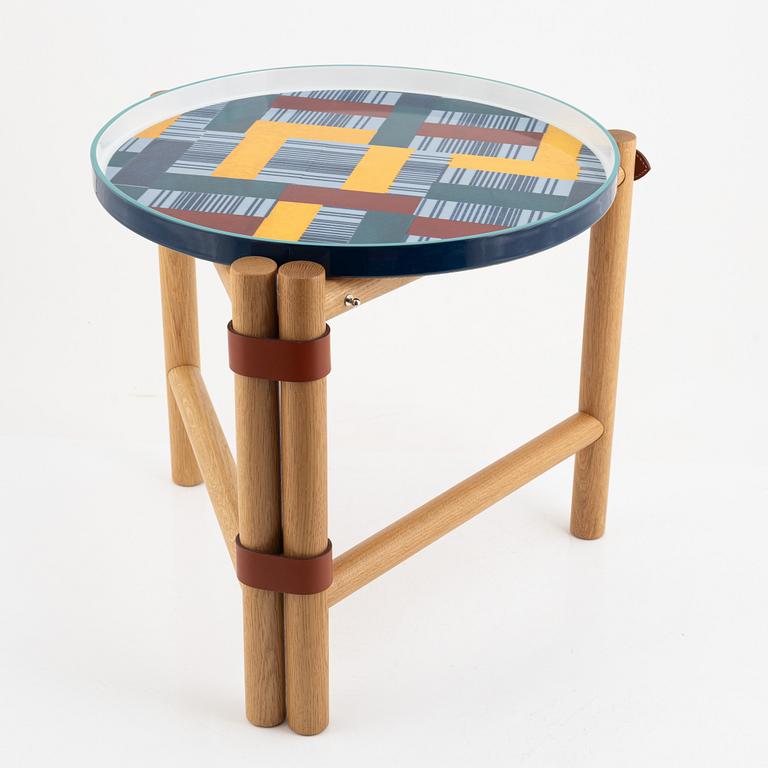 Hermès, occasional table, "Les Trotteuses D'Hermès occasional table, large model".