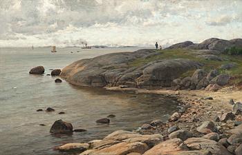 239. Berndt Lindholm, VIEW FROM THE COAST.