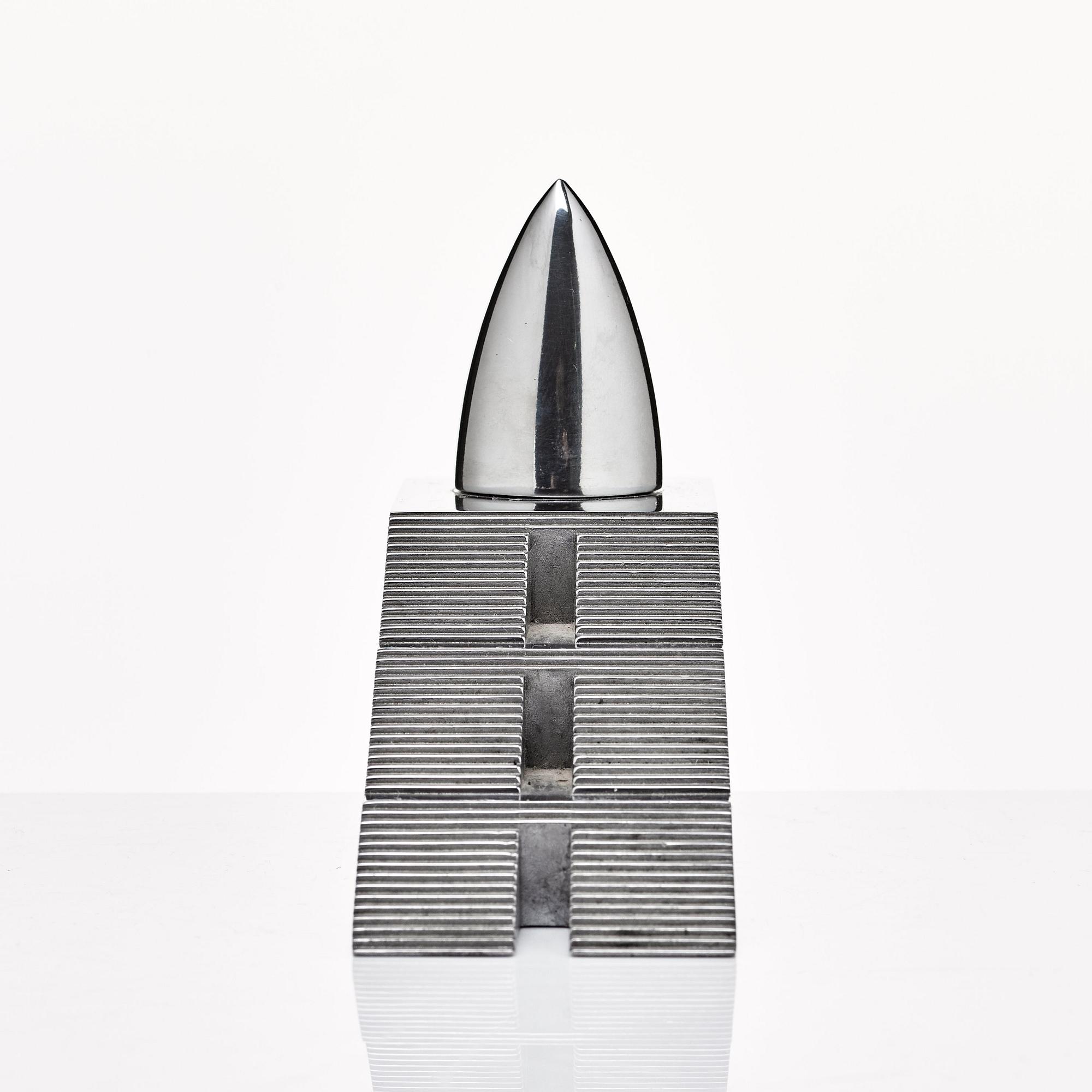 Philippe Starck, "Moondog", skulptur/arkitekturmodell, upplaga 124/500, O.W.O, efter 1987.