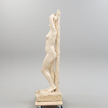 GUSTAF MALMQUIST, skulptur, gips, signerad.