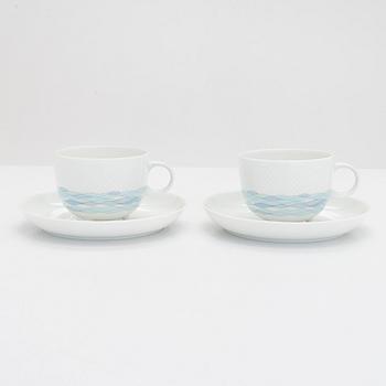 Tapio Wirkkala & Rut Bryk, a 27-piece 'Aquarius' tea/ coffee set for Rosenthal Studio-Linie, Germany 1983-84.