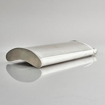 A large silver hip flask, Kultakeskus, Hämeenlinna, Finland 1970.