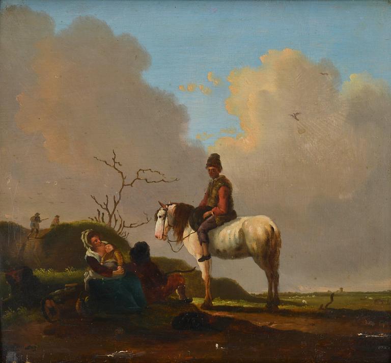 PHILIPS WOUVERMAN (HANS ART 1800-TAL/HÄNEN MUKAAN 1800-LUKU), olja på skiva.