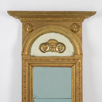 A Swedish Empire Mirror by Erik Gustaf Silfvernagel (b. 1795-d. 1829), Hudiksvall's Hallmark.
