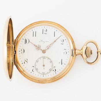 Longines, pocket watch, savonnette, 49 mm.