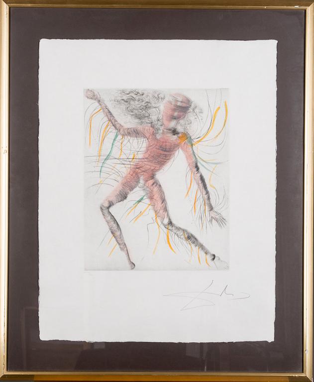 SALVADOR DALÍ, etsning, signerad och numrerad XXIX/C.