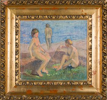 Veikko Vionoja, På stranden.