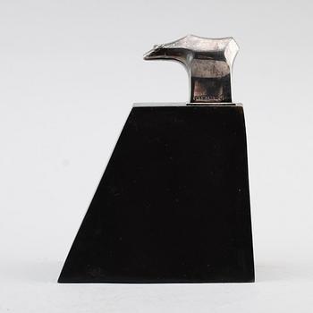 SKULPTUR, silver och patinerad metall, Gunnar Cyrén, 1990, numrerad 10-20.