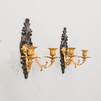 Appliquer ett par Louis XV-stil 1900-talets senare del/2000-tal.