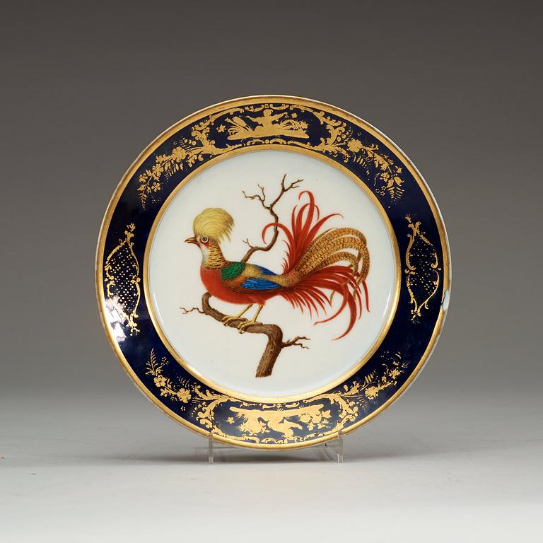 A French dinner plate, circa 1800.