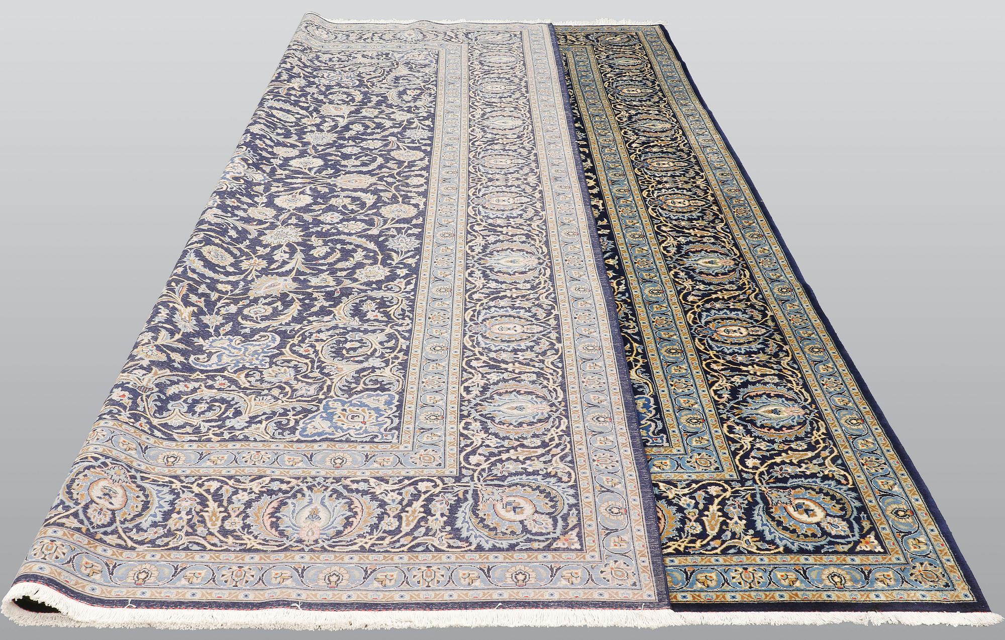 A carpet, Kashan, ca 423 x 313 cm.