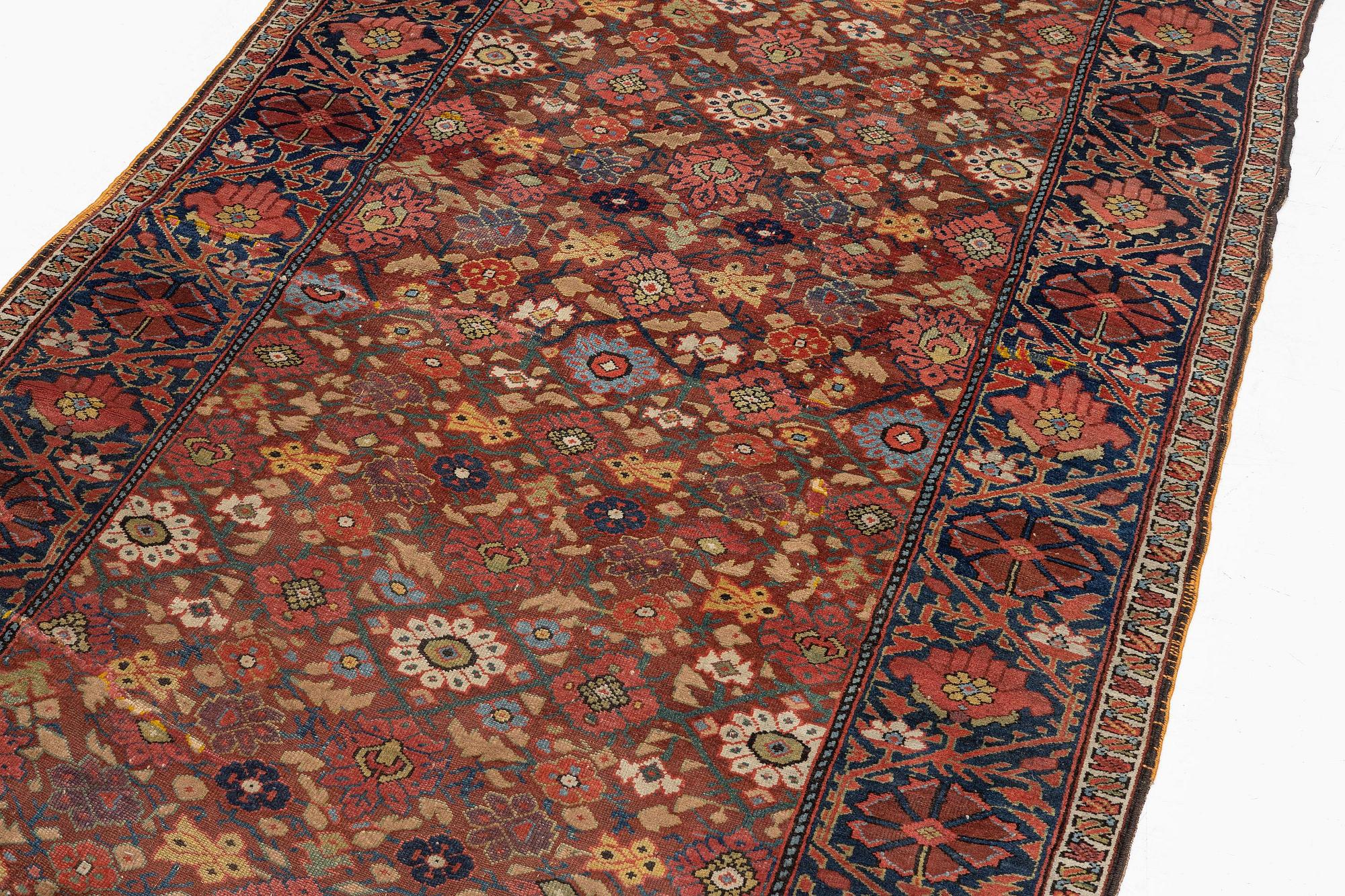 An antique Kurdish kelleh, Northwest Persia, c. 340 x 150 cm.