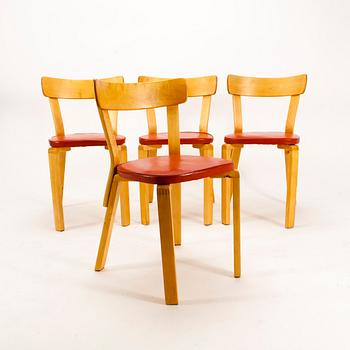 STOLAR, 4 st, modell 69, Alvar Aalto, Artek, 1940-tal.
