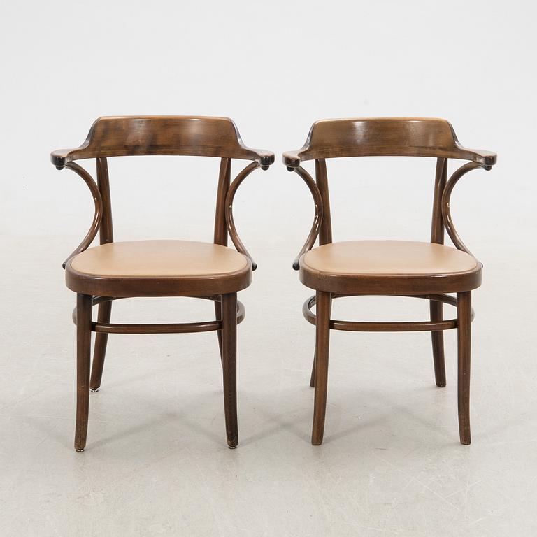 Karmstolar 6 st Gemla "Cattelin" sent 1900-tal.