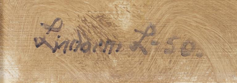 Lindorm Liljefors, Roe deer in a spring winter landscape.