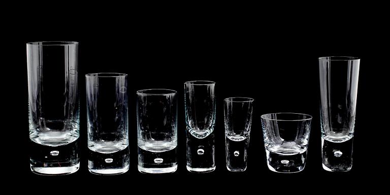 SERVISGLAS, 103 delar, "Pippi", Walter Hickman, Kosta.