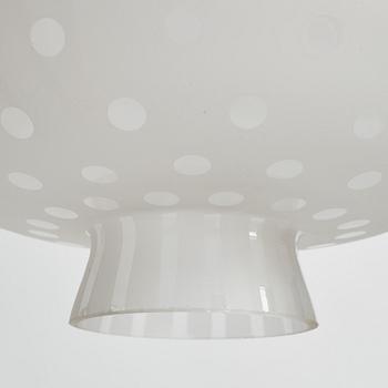 Flygsfors Glasbruk, ceiling lamp, a version of model '51334/513 P', 1940s/50s.