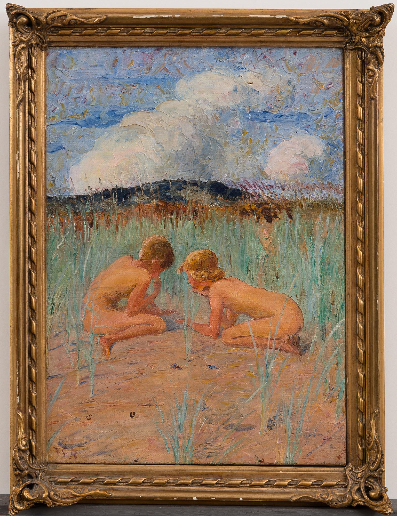 VENNY SOLDAN-BROFELDT, BARN PÅ STRANDEN.