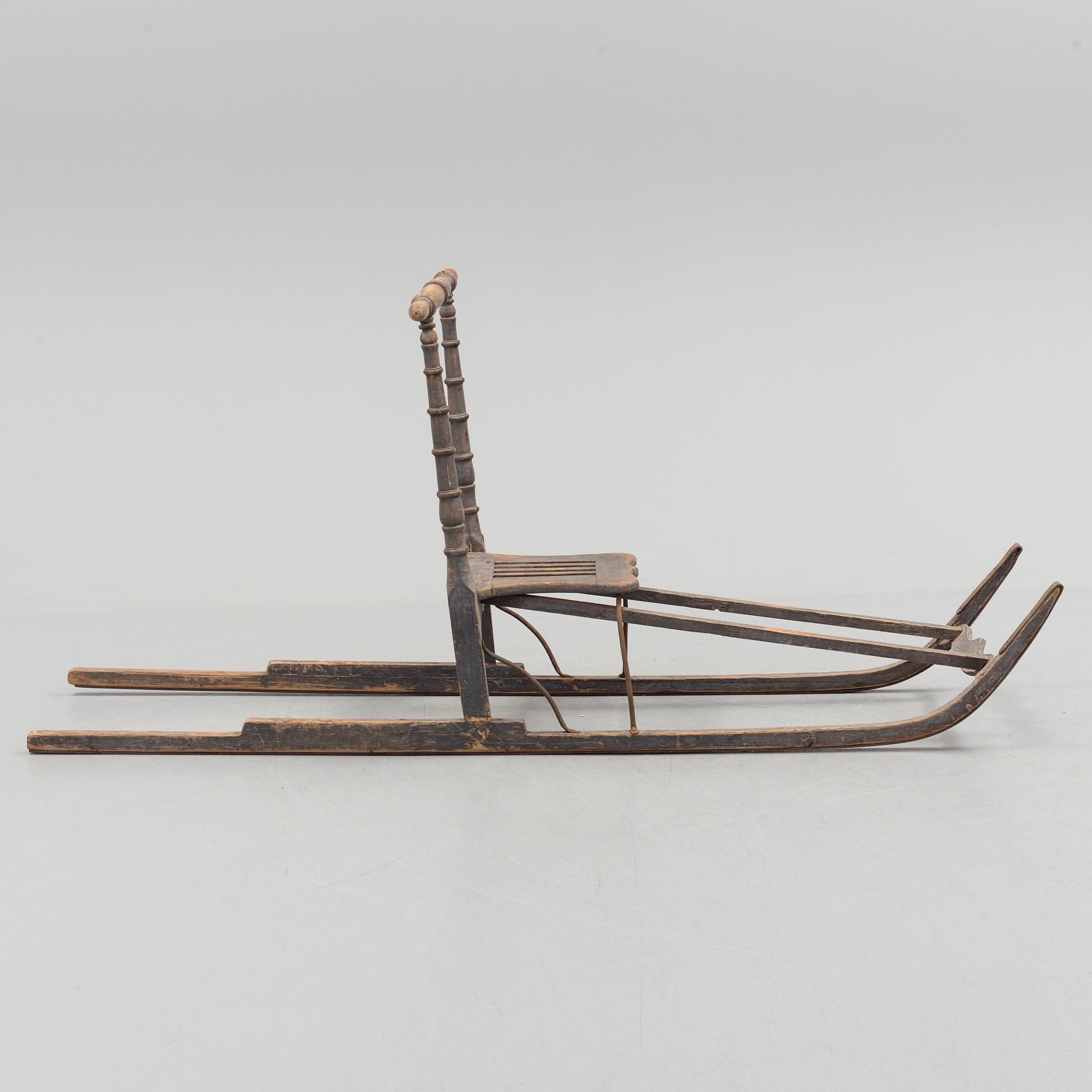 A 19th century sledge.