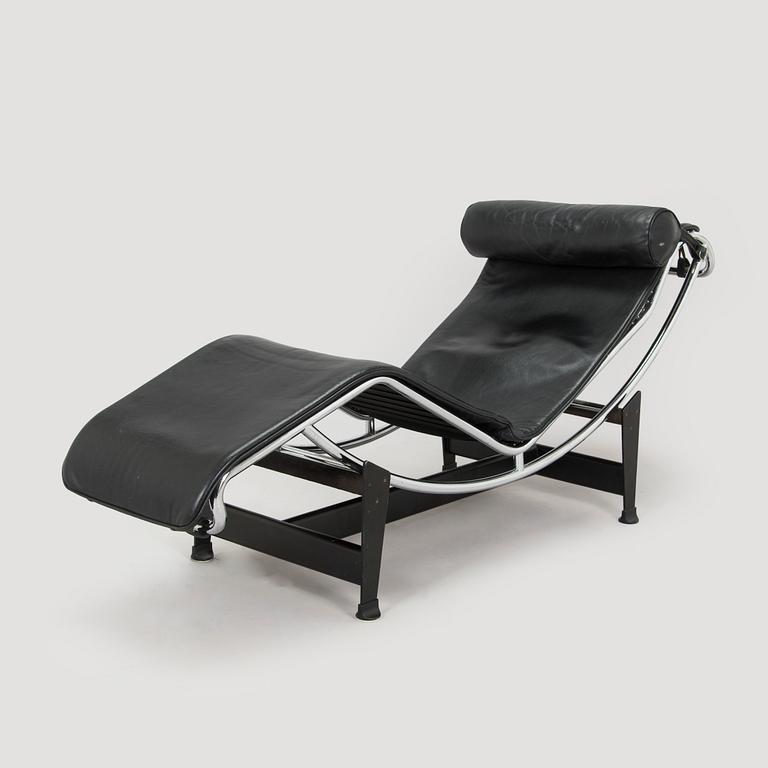 Charlotte Perriand & Le Corbusier, an 'LC4' lounge chair, Cassina, Italy.