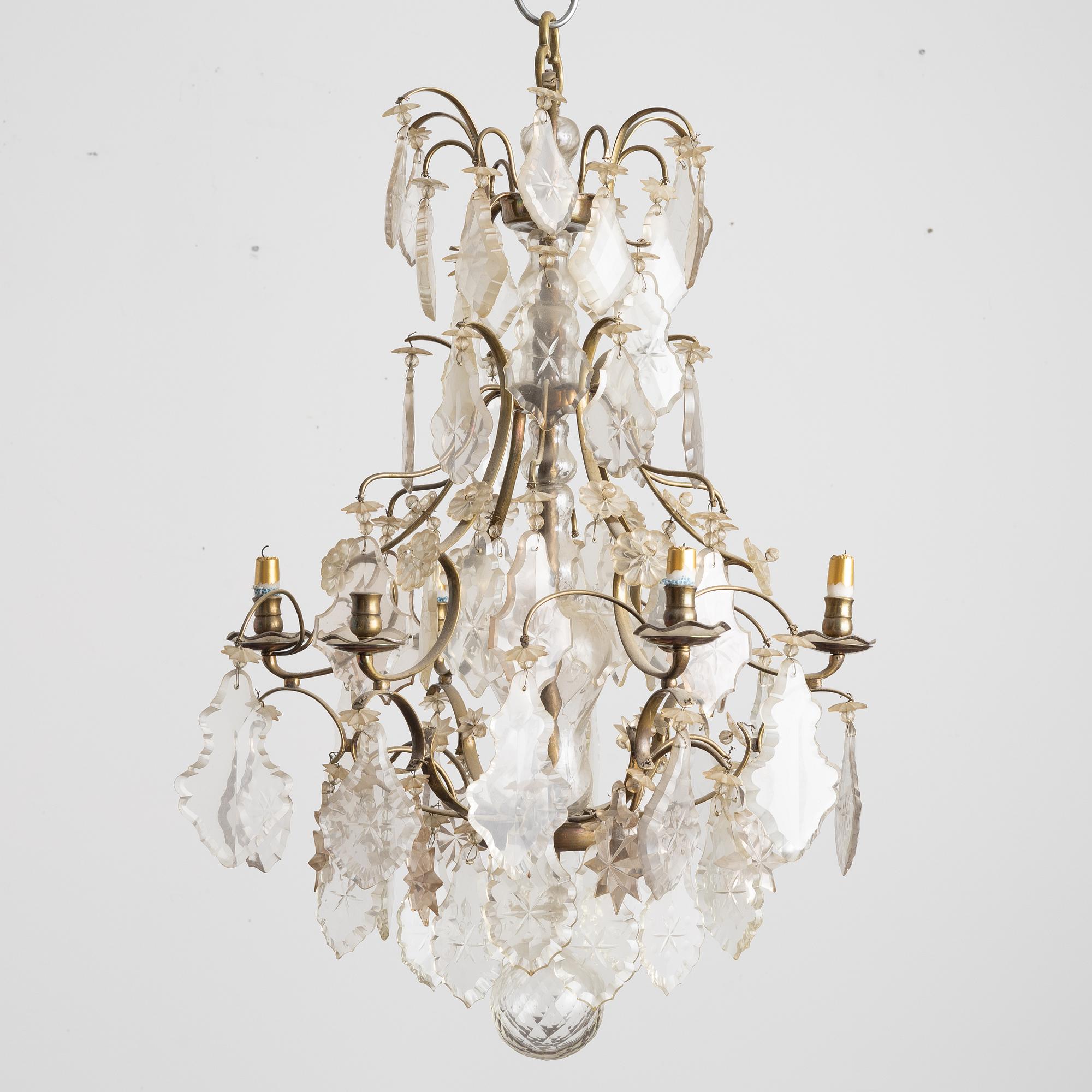 Ljuskrona, barockstil, 1900-tal.