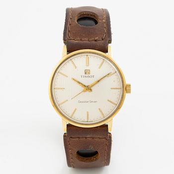 Tissot, Seastar Seven, 18K gold, wristwatch, 34 mm.