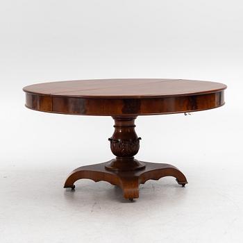 A mahogny dining table, 1860's.