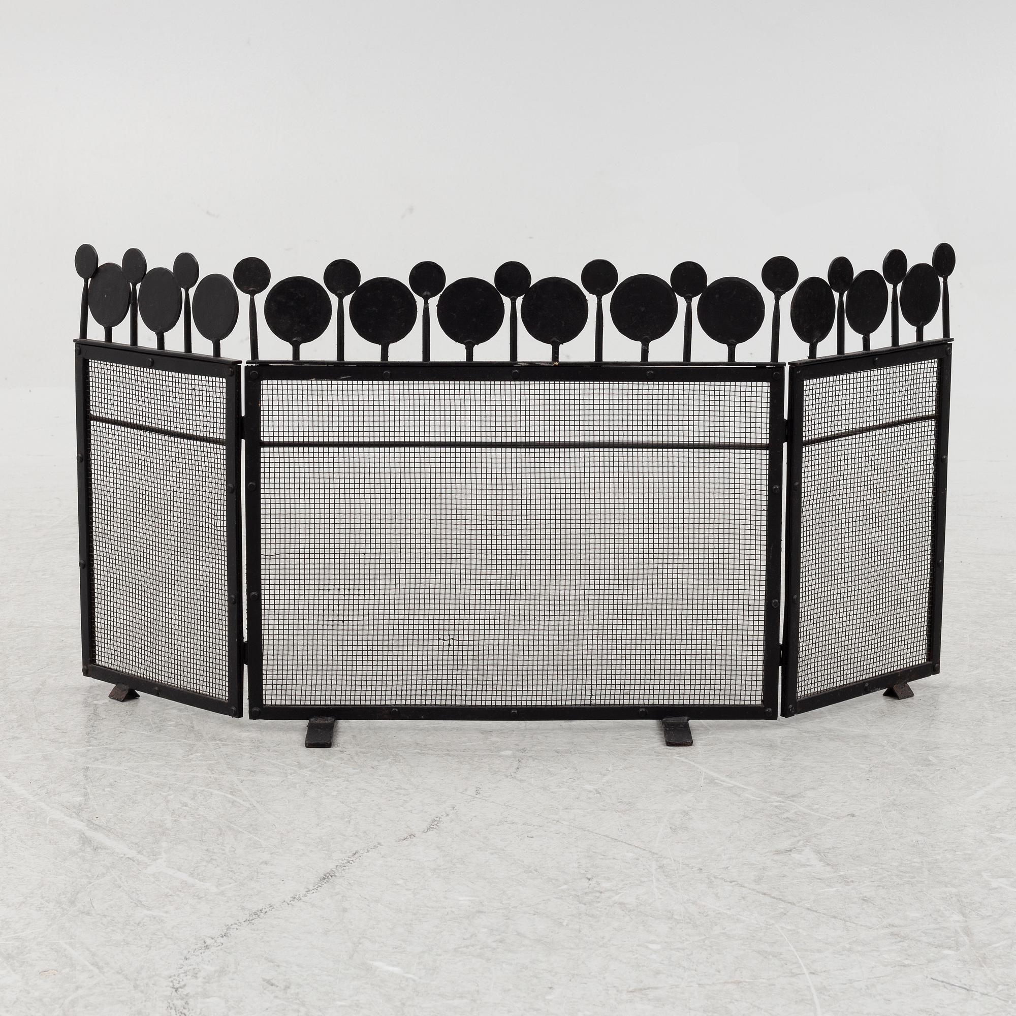 Bertil Vallien, spark guard, Boda Smide, late 20th century.