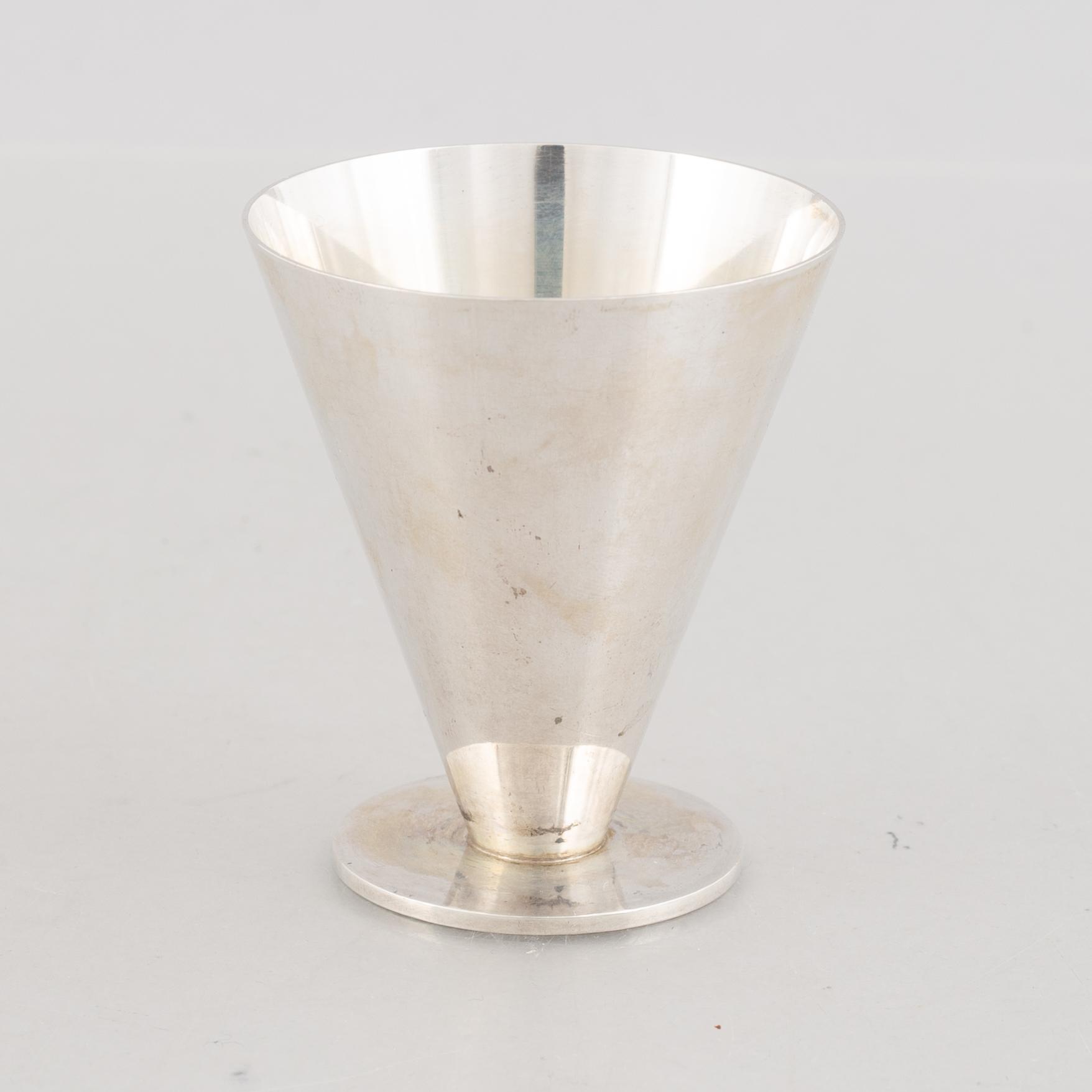 A Swedish Silver Cup, mark of Wiwen Nilsson, Anders Nilsson, Lund 1939.