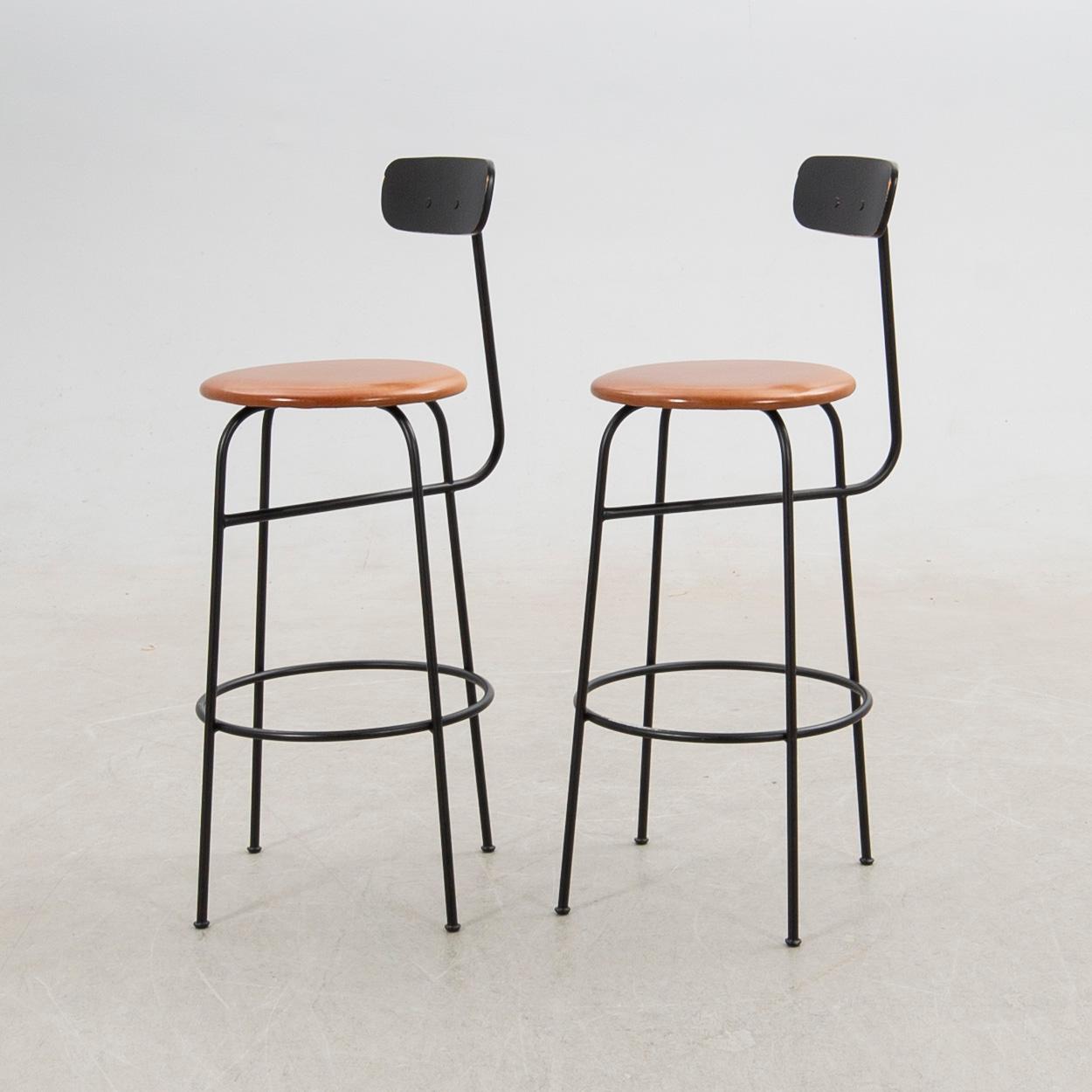 Afteroom, bar stools, a pair, "Counter Chair" Audo, Denmark.