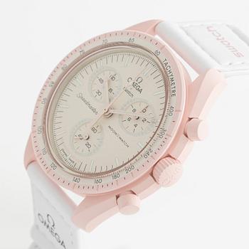 Omega/Swatch, MoonSwatch, "No Reserve", collection of 14 pcs, chronograph, wristwatches, 42 mm.