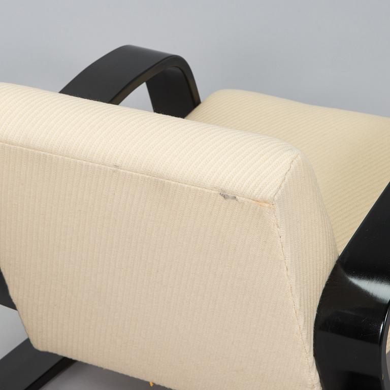 Alvar Aalto, fåtöljer ett par, "Tank chair" modell 400, Artek, 1970-tal.