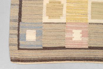 A carpet, flat weave, ca 240 x 155 cm, Sweden.