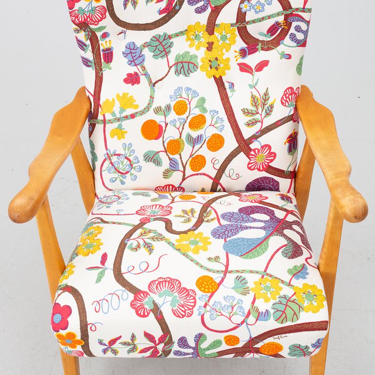 Elias Svedberg, armchair, model 563-001 from the Triva series, Nordiska Kompaniet, 1940s.