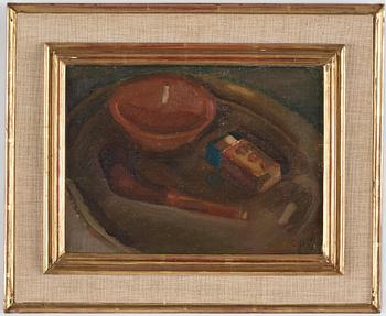 Åke Göransson, "Ashtray, pipe and matchbox" (Askfat, pipa och tändsticksask).