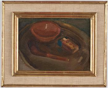 Åke Göransson, "Ashtray, pipe and matchbox" (Askfat, pipa och tändsticksask).