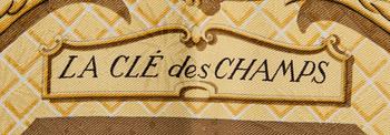 SCARF, "La Clé des Champs", design Françoise Façonnet, Hermés,.