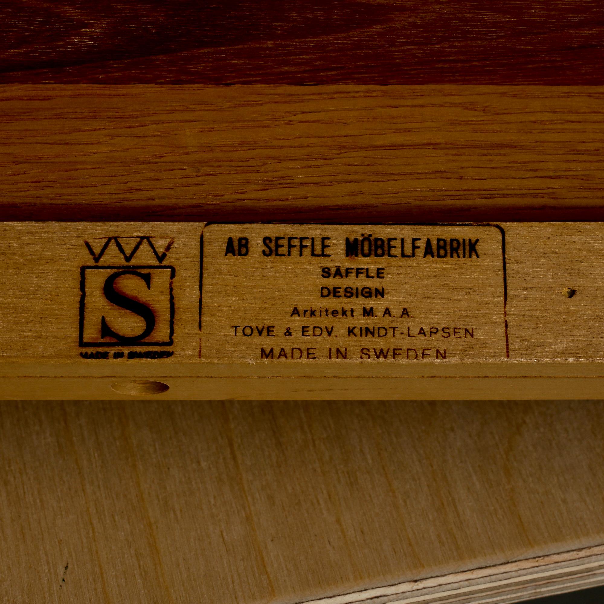 SOFFBORD, Tove & Edvard Kindt-Larsen, AB Seffle Möbelfabrik, 1900-talets mitt.