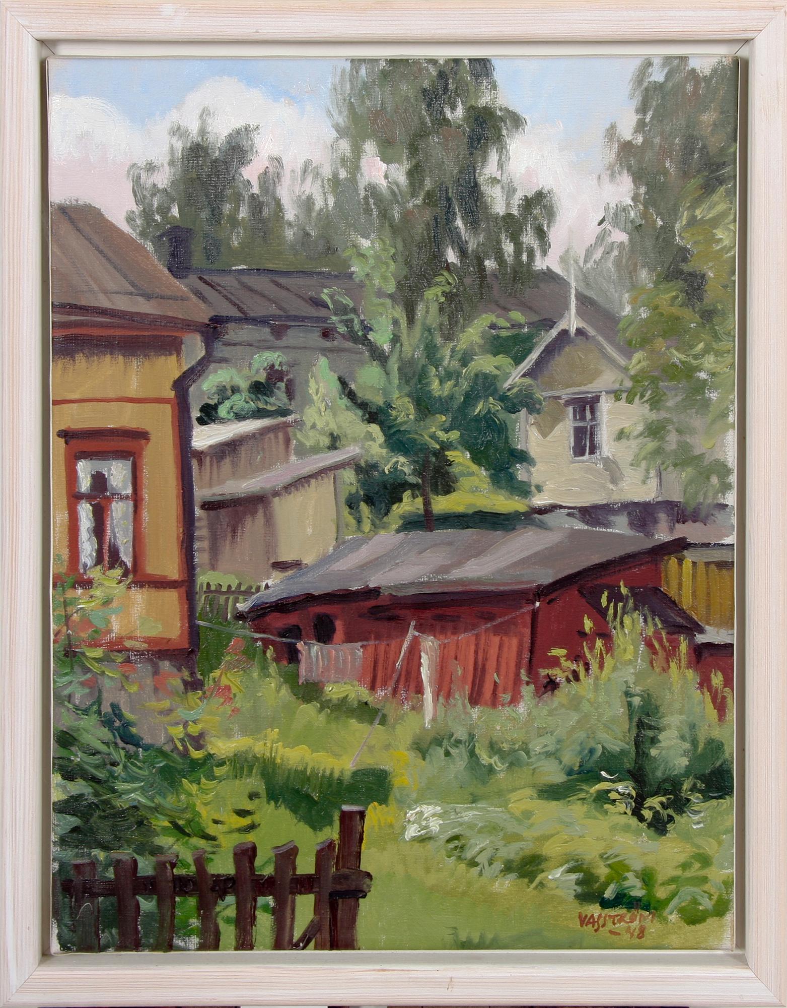 ERIC VASSTRÖM, oljor på duk, 2 st, sign o dat -47 resp -48.