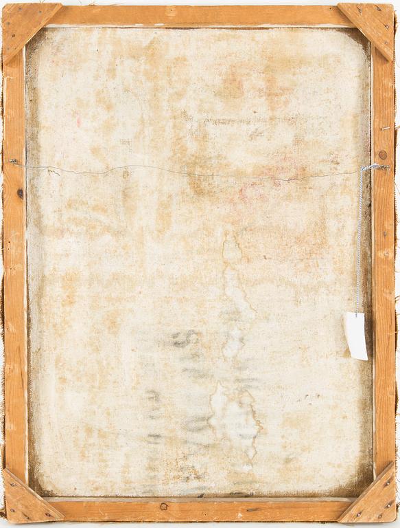 BRITT LUNDGREN, olja på duk, signerad.