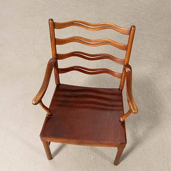 Ole Wanscher, chair, model 1755, Fritz Hansen, Denmark, 1946.