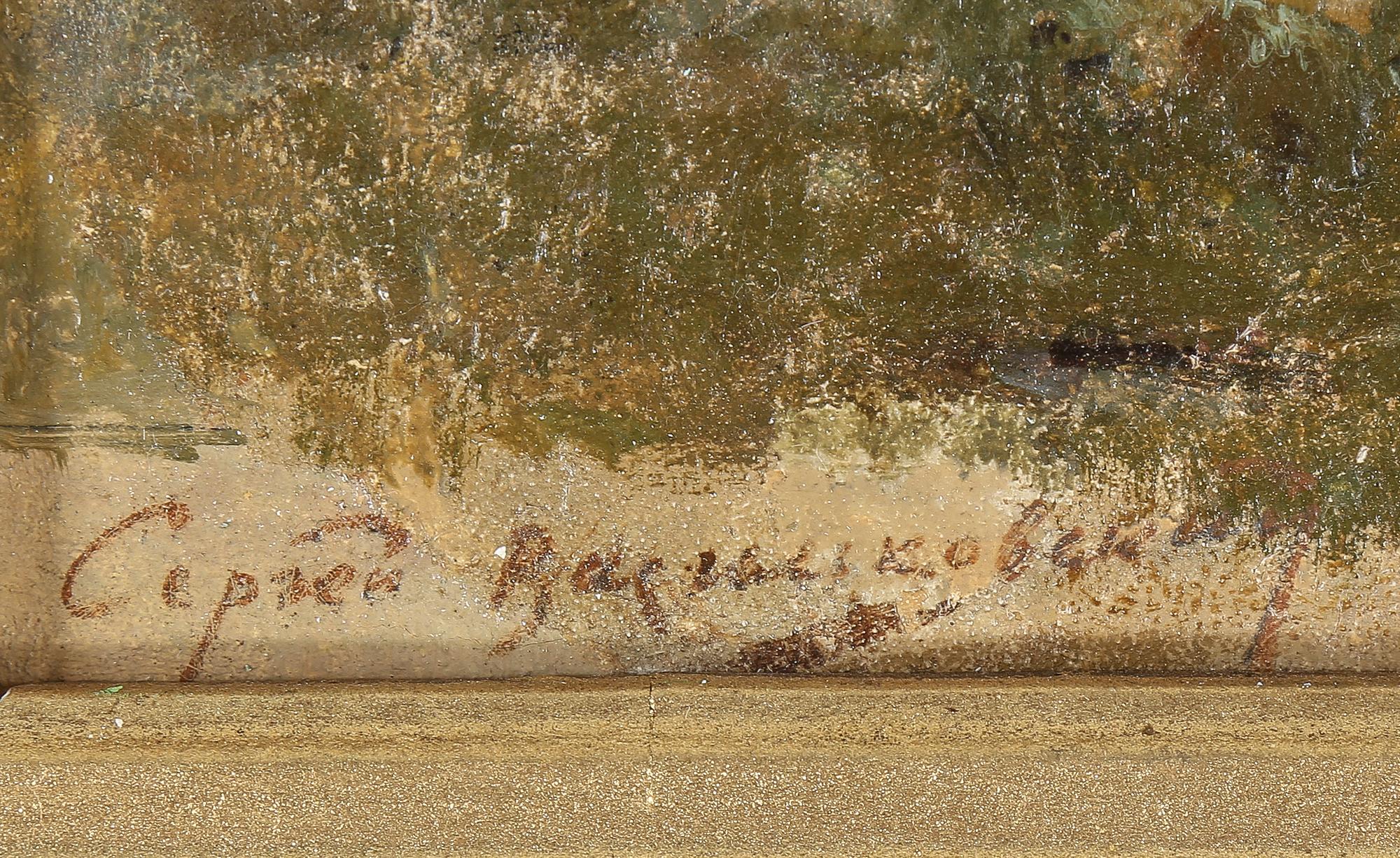 SERGEI IVANOVICH VASILKOVSKY, olja på pannå, signerad.